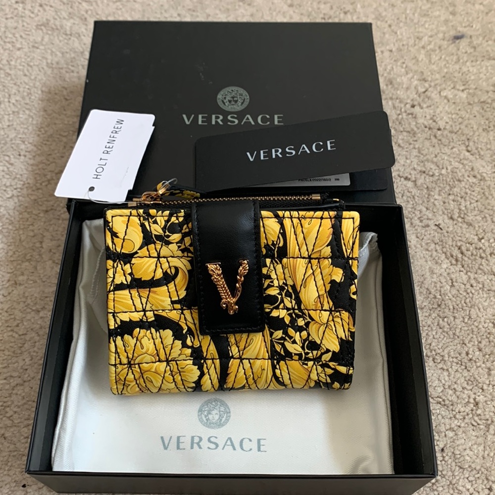 Versace Borocco Print Wallet